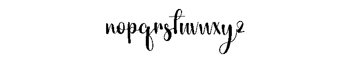 Gready Christmas Font LOWERCASE