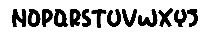 Great Friends Font LOWERCASE