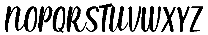 Great Haste Font UPPERCASE