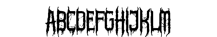 Great Hell Font UPPERCASE