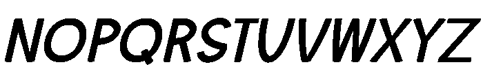 Great Sans Italic Font UPPERCASE