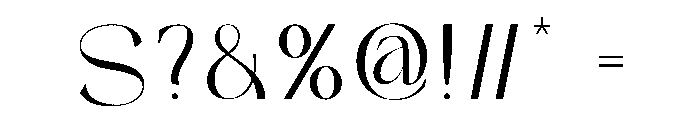 Great Sweeve Font OTHER CHARS
