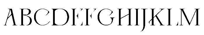 Great Sweeve Font UPPERCASE