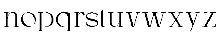 Great Sweeve Font LOWERCASE
