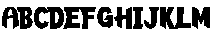 Great Things Regular Font UPPERCASE