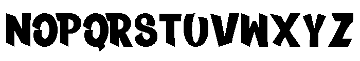 Great Things Regular Font UPPERCASE
