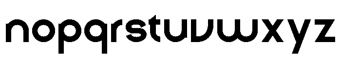 GreatGustoBlack-Regular Font LOWERCASE