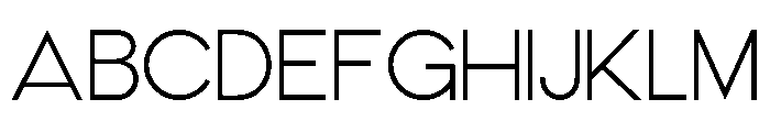 GreatGustoExtraLight-Regular Font UPPERCASE