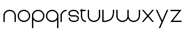 GreatGustoExtraLight-Regular Font LOWERCASE