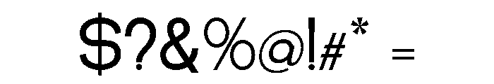 GreatGustoMedium-Regular Font OTHER CHARS