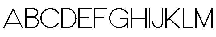 GreatGustoThin-Regular Font UPPERCASE