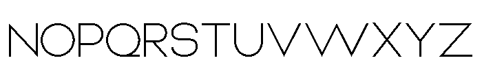 GreatGustoThin-Regular Font UPPERCASE