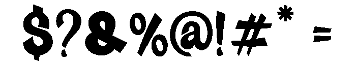 GreatThings-Regular Font OTHER CHARS