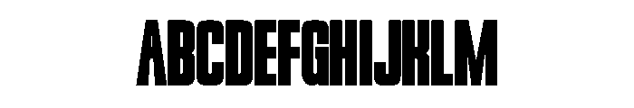 Greater Regular Font UPPERCASE