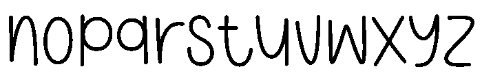 Greatest Font LOWERCASE