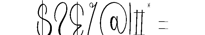 Greathink Font OTHER CHARS