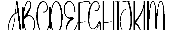 Greathink Font UPPERCASE