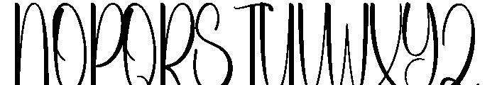Greathink Font UPPERCASE