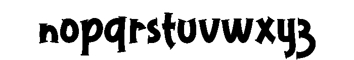 Greats School Font LOWERCASE