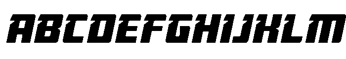 Greaty Italic Font UPPERCASE