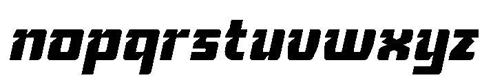 Greaty Italic Font LOWERCASE