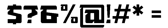 Greaty Regular Font OTHER CHARS