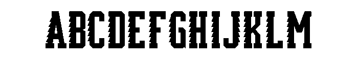 Green Bean Regular Font UPPERCASE