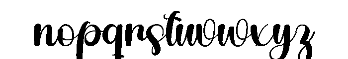Green Cucumber Font LOWERCASE