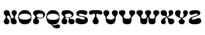 Green Felas Regular Font UPPERCASE