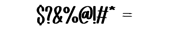 Green Parade Regular Font OTHER CHARS