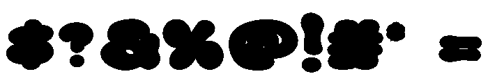 Green Pink Font OTHER CHARS