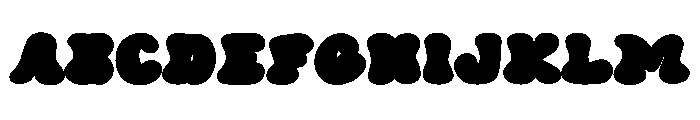Green Pink Font UPPERCASE