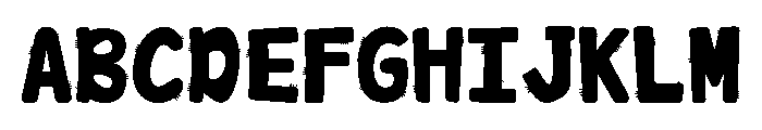 Green Rhom Font UPPERCASE