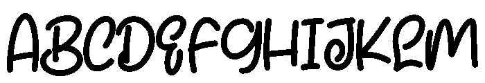 Green Story Font UPPERCASE