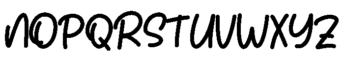 Green Story Font UPPERCASE