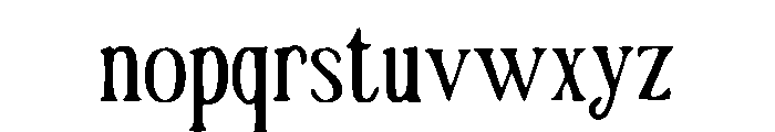 Greene Font LOWERCASE