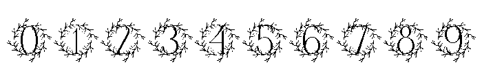 Greenquill Monogram Font OTHER CHARS