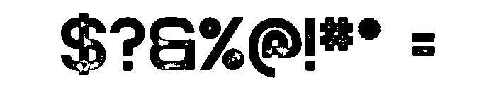 Greenth Rough Font OTHER CHARS