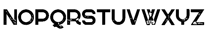 Greenth Rough Font LOWERCASE