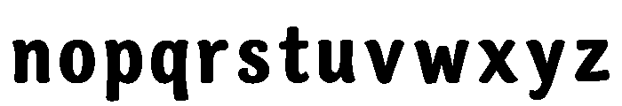 Greentree Font LOWERCASE