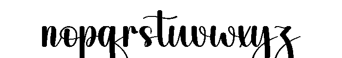 Greeting1 Font LOWERCASE