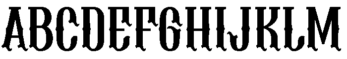 Gregarious Font UPPERCASE