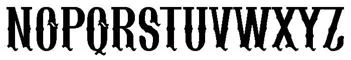 Gregarious Font UPPERCASE