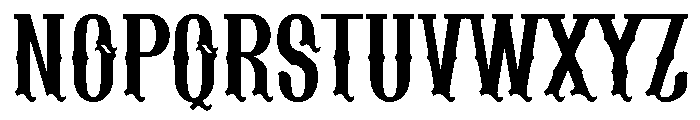 Gregarious Font LOWERCASE