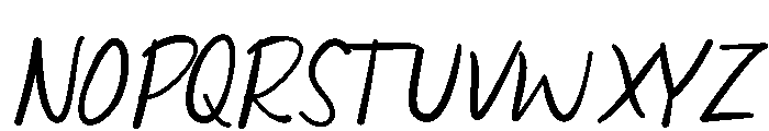 Gregory Bouchet Sans Font UPPERCASE