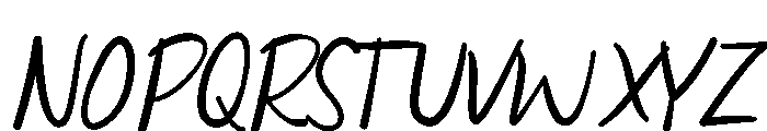 Gregory Bouchet Sans Font LOWERCASE