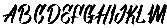 Grestique Font UPPERCASE