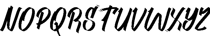 Grestique Font UPPERCASE