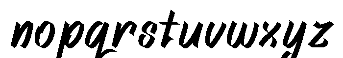 Grestique Font LOWERCASE