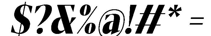 Gretha Serif Black Cond Ita Font OTHER CHARS